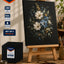 Set 5 Bastidores Para Pintar Lienzo De Tela Negra 40x50cm