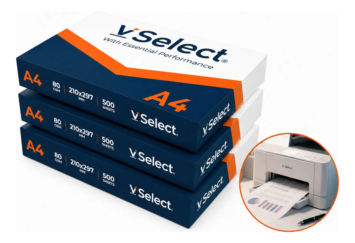3 X Resmas A4 De 80gr X 500 Hojas De Papel Bond Blanco