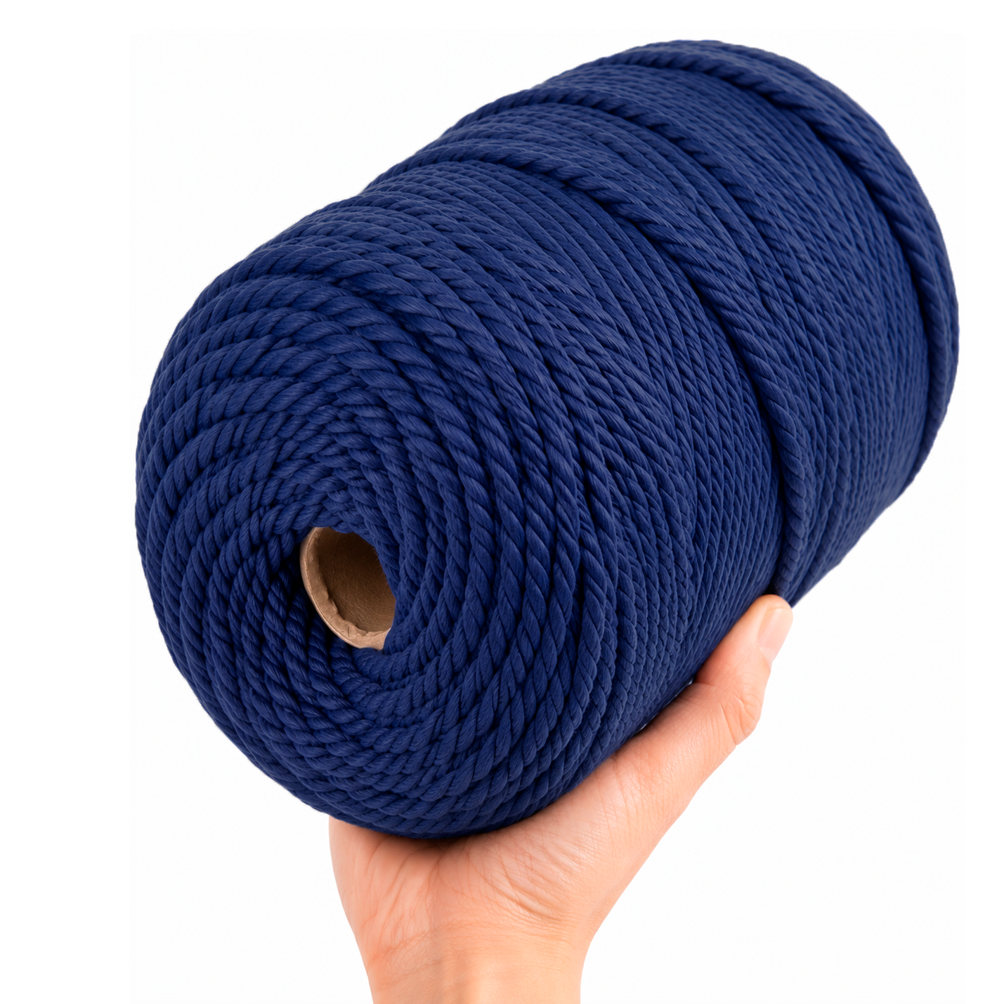 Cordón Algodón Torcido 5mm 200 Metros Para Macramé