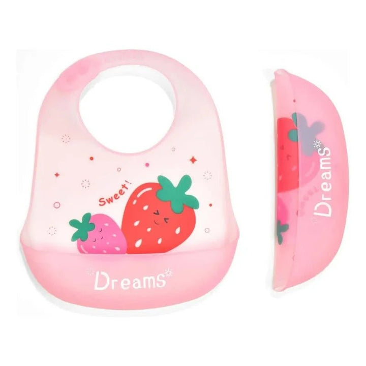 Babero De Silicona Ajustable Con Recoletor De Comida - Baúl de Ayün