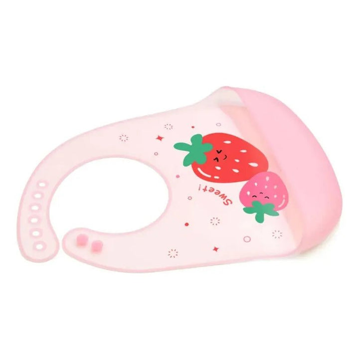 Babero De Silicona Ajustable Con Recoletor De Comida - Baúl de Ayün