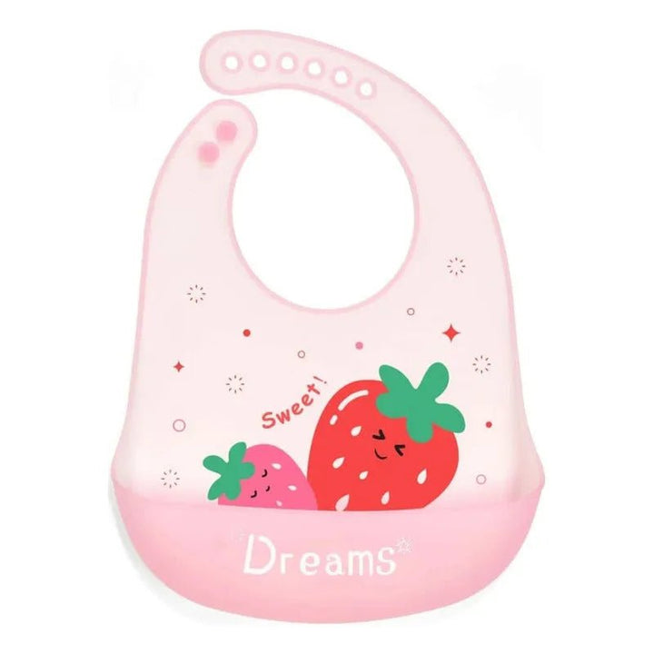 Babero De Silicona Ajustable Con Recoletor De Comida - Baúl de Ayün