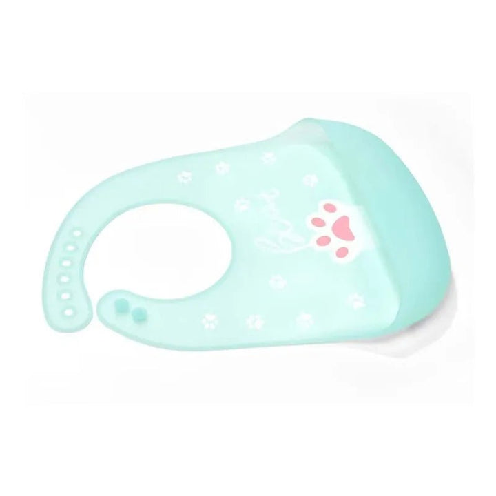 Babero De Silicona Ajustable Con Recoletor De Comida - Baúl de Ayün
