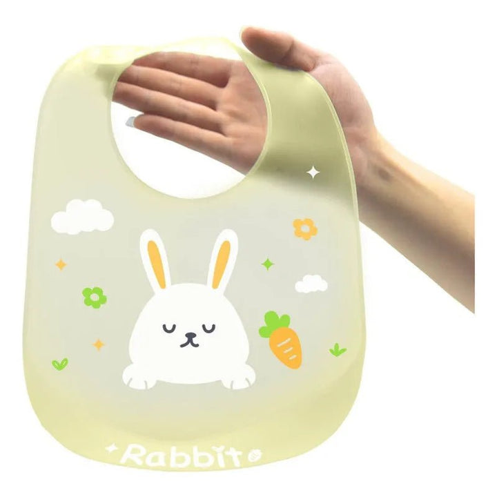 Babero De Silicona Ajustable Con Recoletor De Comida - Baúl de Ayün