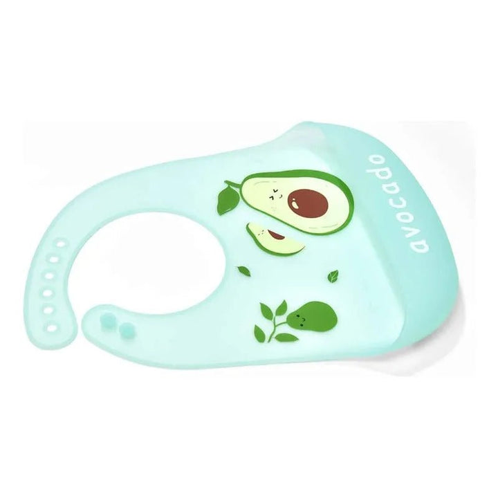Babero De Silicona Ajustable Con Recoletor De Comida - Baúl de Ayün