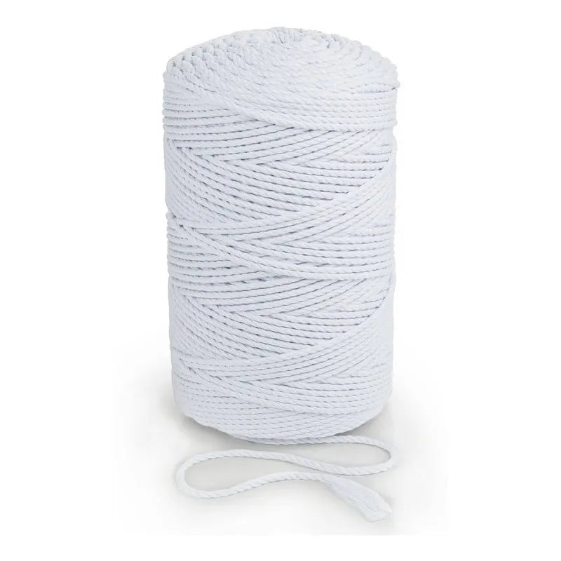 Cordón Algodón Torcido 5mm 200 Metros Para Macramé - Baúl de Ayün