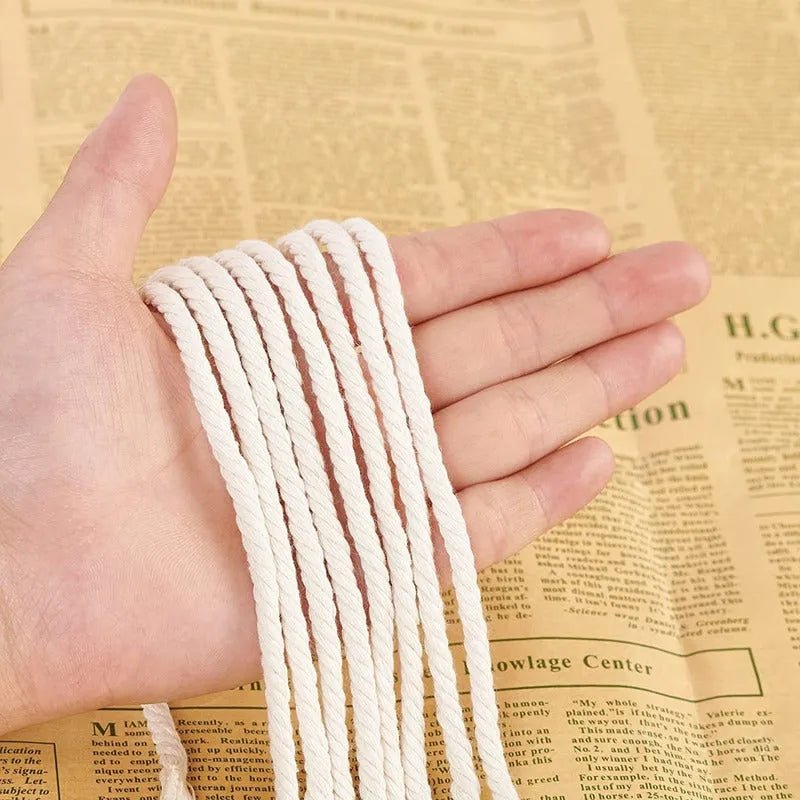 Cordón Algodón Torcido 5mm 200 Metros Para Macramé - Baúl de Ayün