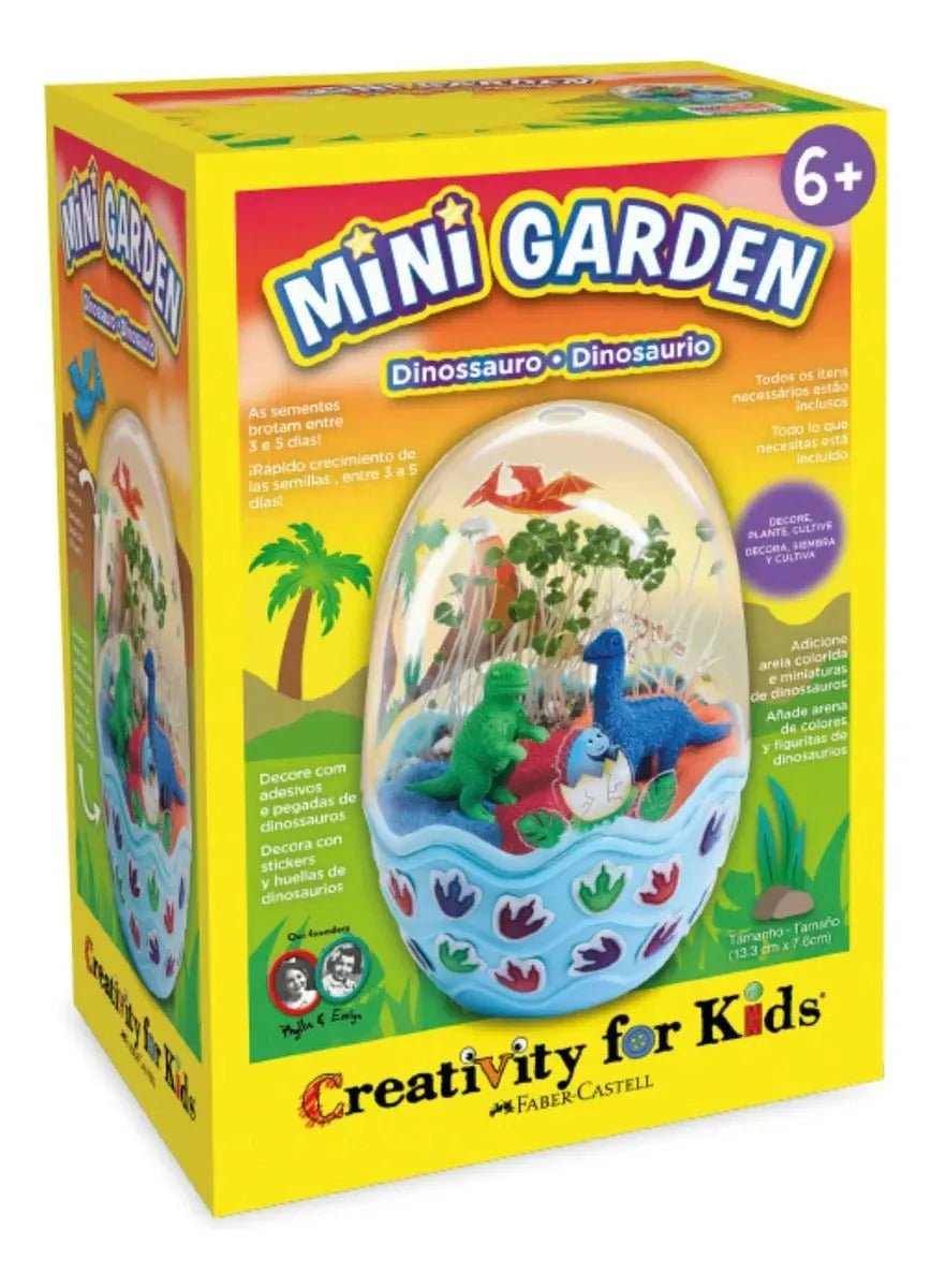 Creativity For Kids: Mini Garden - Dinosaurio Kit Terrario - Baúl de Ayün