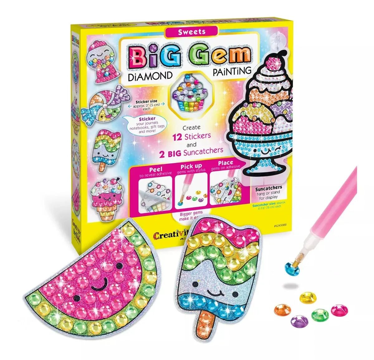 Creativity For Kids: Pintura Con Diamantes - Dulces - Baúl de Ayün