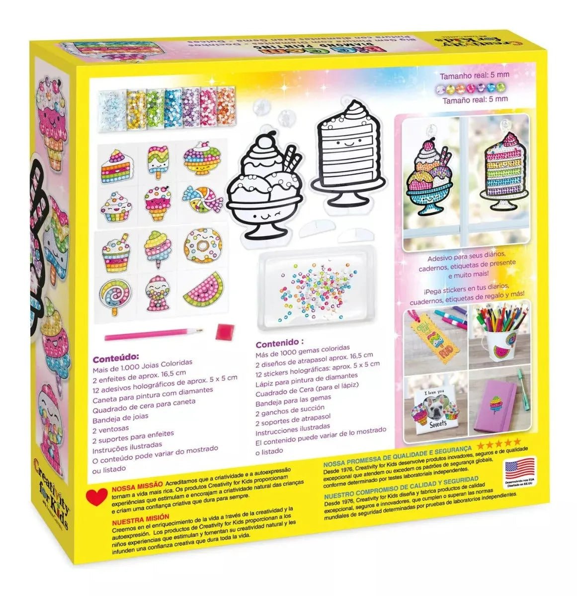 Creativity For Kids: Pintura Con Diamantes - Dulces - Baúl de Ayün