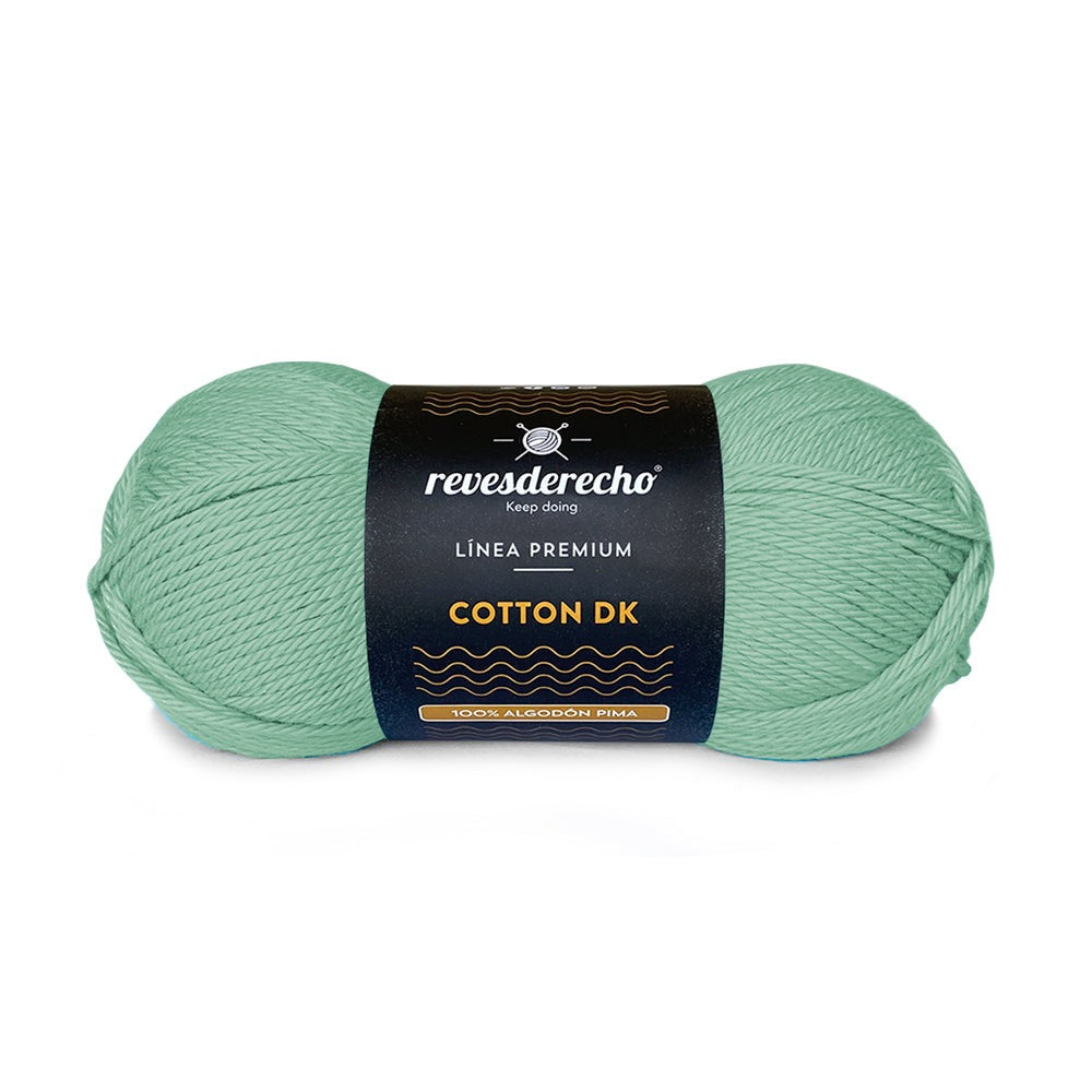 Ovillo Lana Cotton DK 100% Algodón Premium Revesderecho