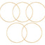 Pack de argollas doradas 12 cm – macramé y atrapasueños