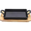 Fuente De Hierro Fundido + Base De Madera