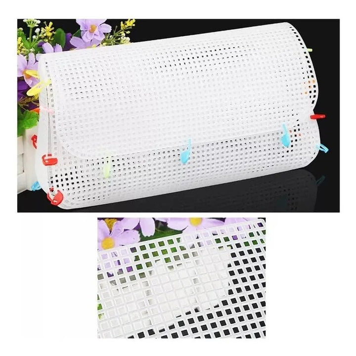 Esterilla Plastica Canvas Para Tejer Cartera - 3 Tamaños - Baúl de Ayün
