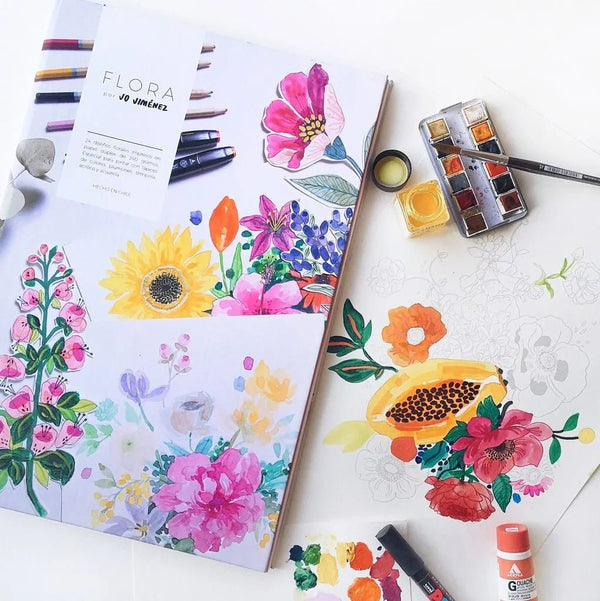Libro Flora por Jo Jiménez - Baúl de Ayün