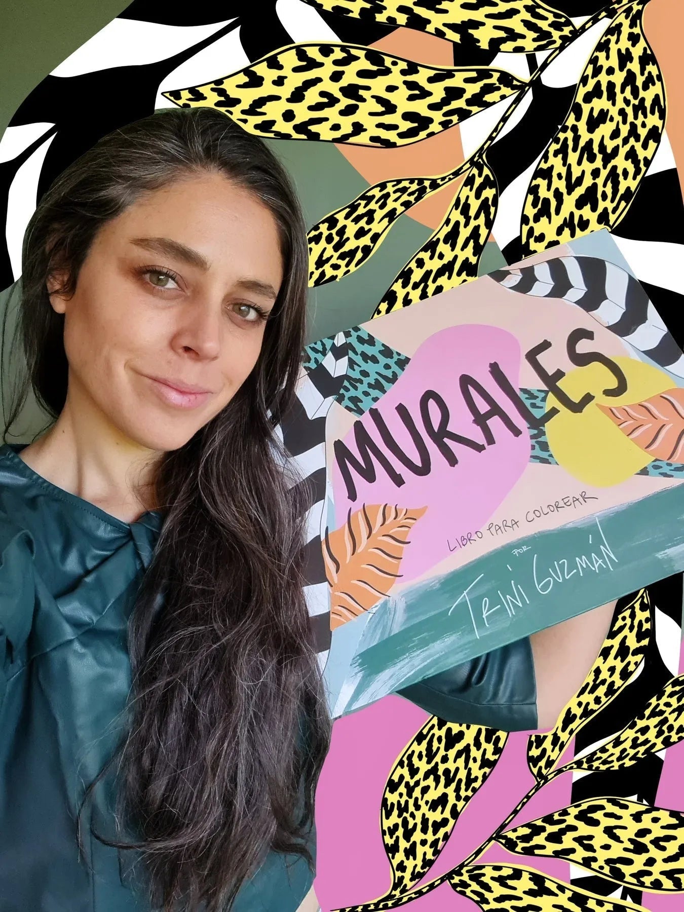 Libro para colorear Murales Por Trini Guzmán - Baúl de Ayün