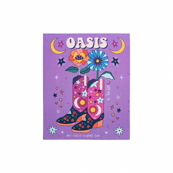 Libro para colorear OASIS de Tere Gott - Baúl de Ayün