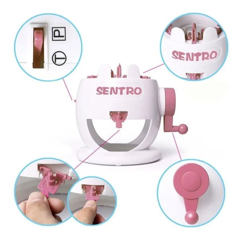 Maquina Para Tejer Manual Sentro 22 Agujas Telar Giratorio - Baúl de Ayün