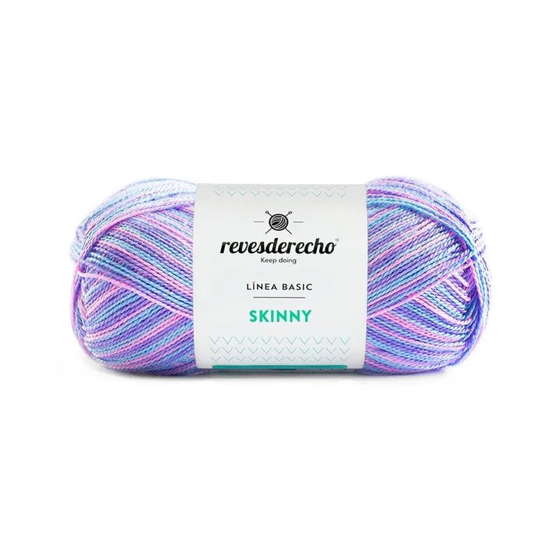 Ovillo Lana Skinny Mix 100% Acrílico Premium Revesderecho - Baúl de Ayün
