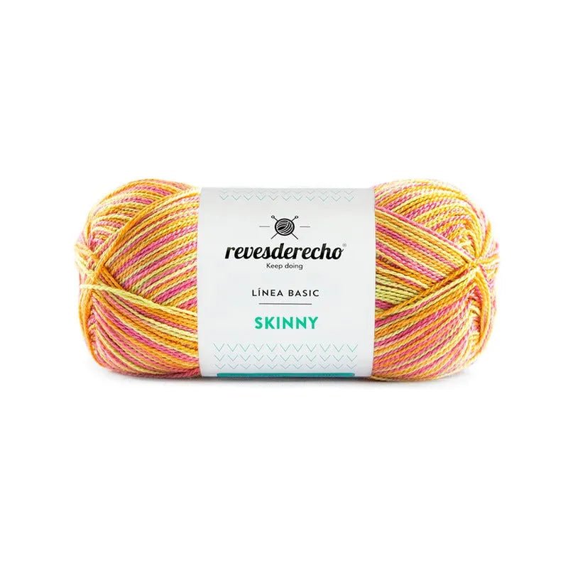 Ovillo Lana Skinny Mix 100% Acrílico Premium Revesderecho - Baúl de Ayün
