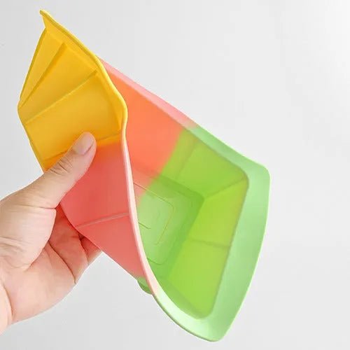 Pack 2 Moldes De Silicona Tricolor Para Queque - Baúl de Ayün