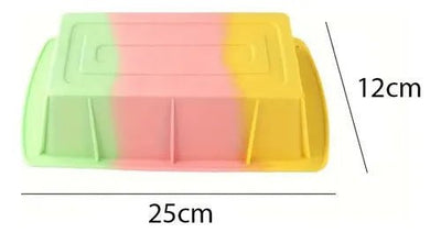 Pack 2 Moldes De Silicona Tricolor Para Queque - Baúl de Ayün