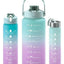 Pack 3 Botellas De Agua Deportiva Botella Motivacional - Baúl de Ayün