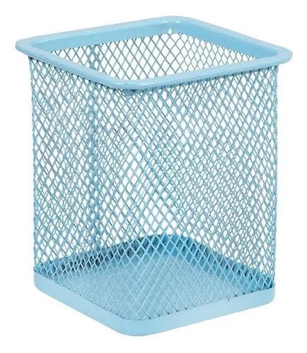Pack 3 Porta Lapices Organizador Multiuso Metálico Canasto - Baúl de Ayün