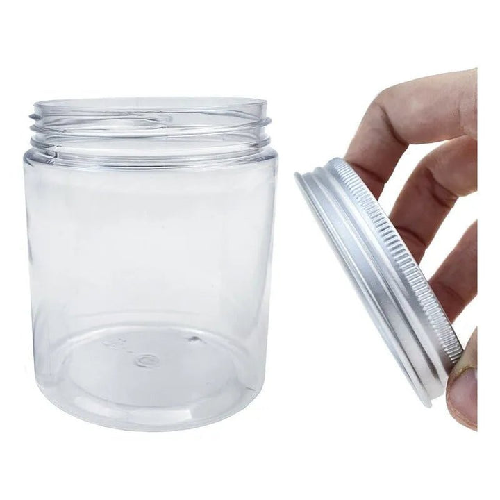 Pack De 5 Frascos De Plástico Con Tapa Rosca 200 Ml - Baúl de Ayün