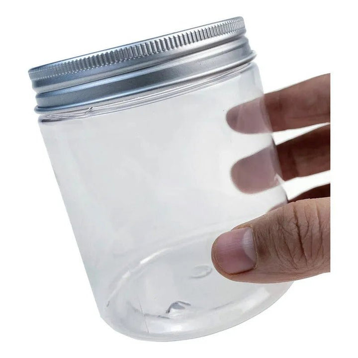 Pack De 5 Frascos De Plástico Con Tapa Rosca 200 Ml - Baúl de Ayün