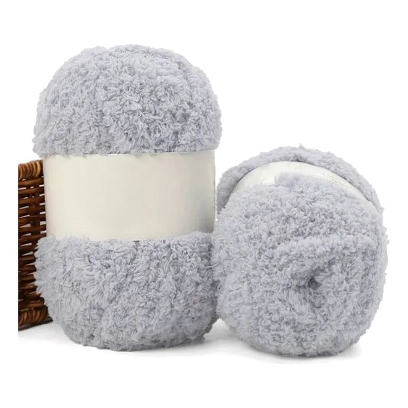 Pack De 5 Ovillos De Lana Peluche Suave - Baúl de Ayün