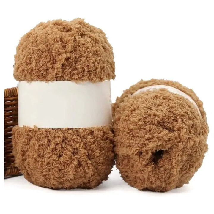 Pack De 5 Ovillos De Lana Peluche Suave - Baúl de Ayün