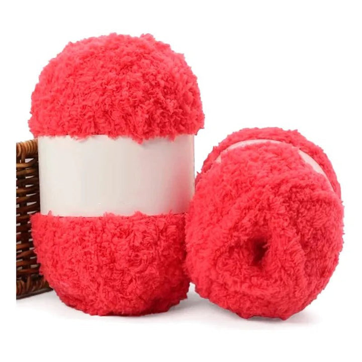 Pack De 5 Ovillos De Lana Peluche Suave - Baúl de Ayün