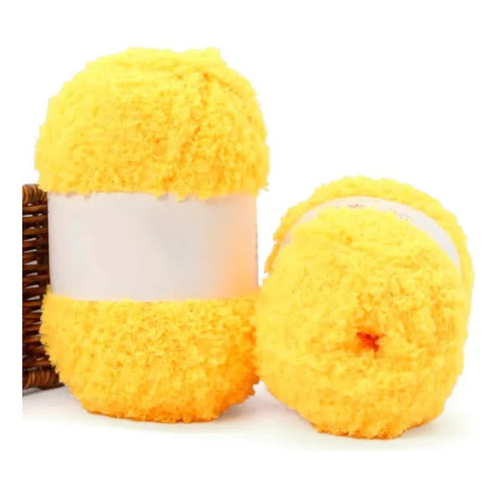 Pack De 5 Ovillos De Lana Peluche Suave - Baúl de Ayün