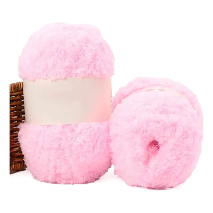 Pack De 5 Ovillos De Lana Peluche Suave - Baúl de Ayün