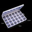 Set 2 Cajas Organizadoras Transparente 24 Divisiones 19x13cm - Baúl de Ayün