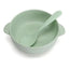 Set 2 Platos Bowl + Cuchara De Fibra De Bambú Para Bebé - Baúl de Ayün