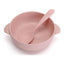 Set 2 Platos Bowl + Cuchara De Fibra De Bambú Para Bebé - Baúl de Ayün