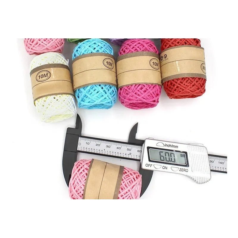 Set 24 Rollos Cuerda Papel 10mts Para Manualidades Y Deco - Baúl de Ayün