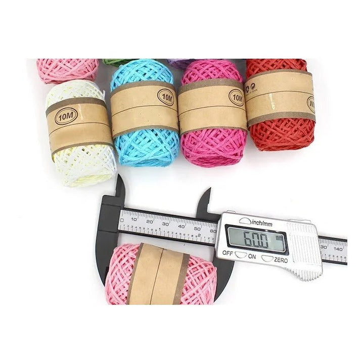 Set 24 Rollos Cuerda Papel 10mts Para Manualidades Y Deco - Baúl de Ayün