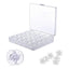 Set 25 Carretes O Bobinas Plástico Para Maquina De Coser + Caja - Baúl de Ayün