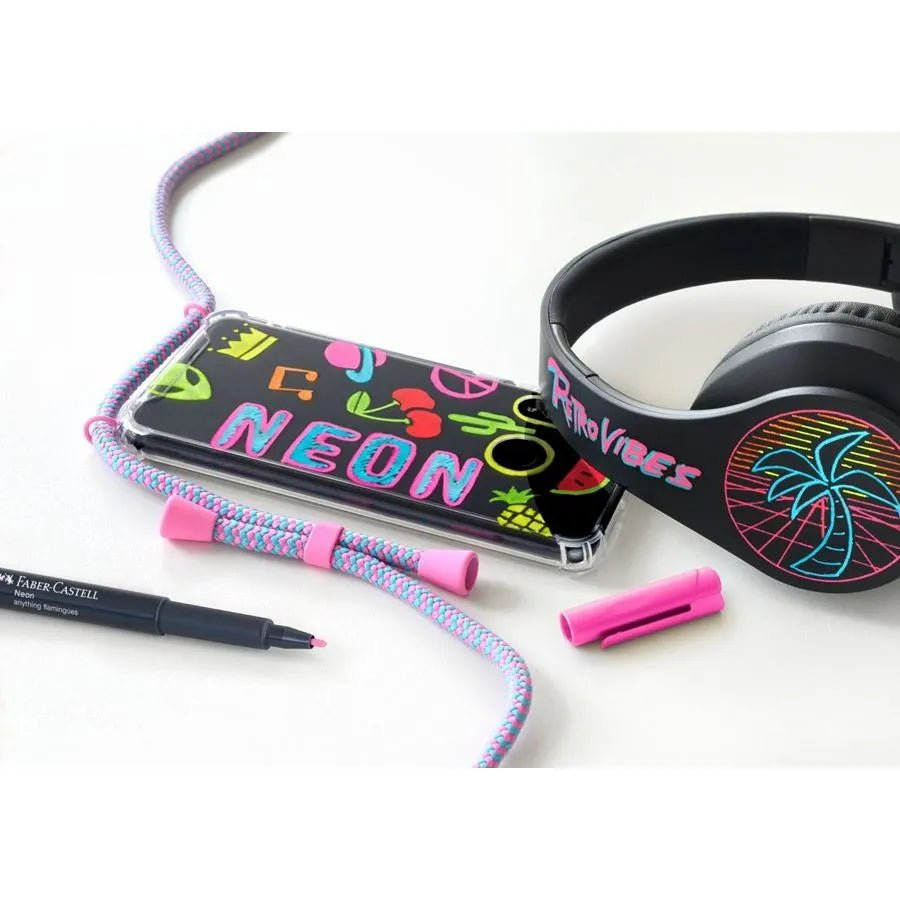 Set 6 marcadores NEON Faber Castell - Baúl de Ayün