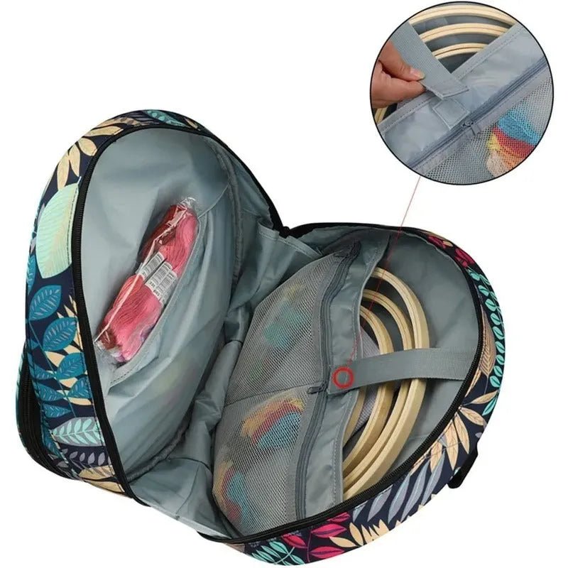 Set Completo De Bordado Y Bolso Grande - Ideal Para Regalo - Baúl de Ayün