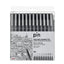 Set de 12 tiralíneas Uni Pin 0.03 a 0.8mm - Baúl de Ayün