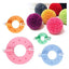 Set De 4 Pomponeras Pompom Maker Pompones Para Gorros - Baúl de Ayün