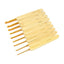 Set De 8 Crochet Bambu Punta Dorada (2.5mm A 6mm) - Baúl de Ayün