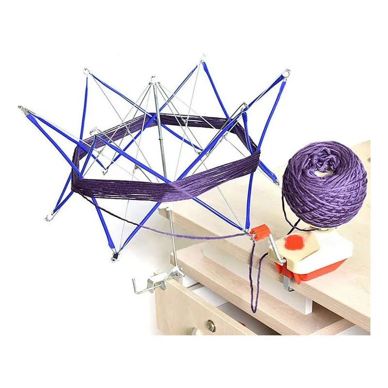 Set De Madejero + Ovilladora De Lana Hilos Hasta 100gr - Baúl de Ayün