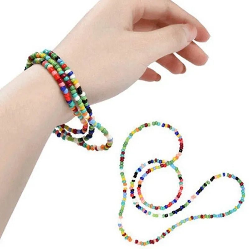 Set De Mostacillas Cuentas Para Pulseras Incluye Letras - Baúl de Ayün