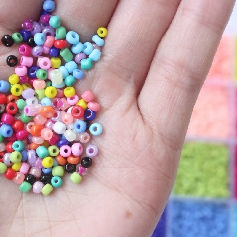 Set De Mostacillas Cuentas Para Pulseras Incluye Letras - Baúl de Ayün