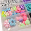 Set De Mostacillas De Colores, Letras Y Accesorios Pulseras - Baúl de Ayün
